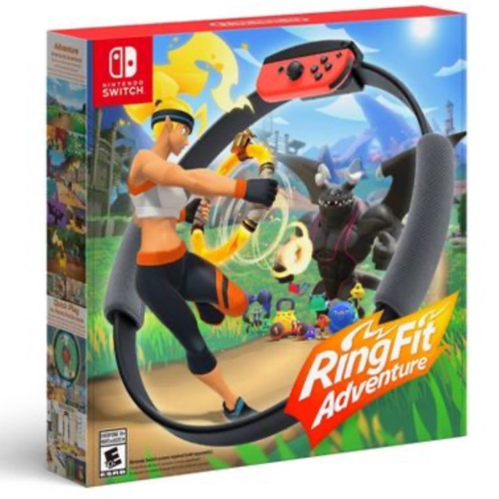 Ring Fit Adventure Game in Original Box with Leg Strap and Ring